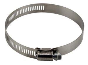 Ideal-Air Stainless Steel Hose Clamps 2/Pack 4 in