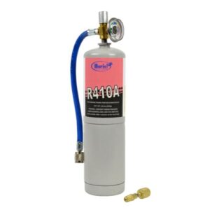 R410A Refrigerant Refill Kit (Includes Canister, Hose for 5/16 in Connection and Gauge)