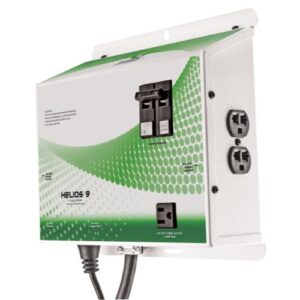 Titan Controls Helios 9 - Pre-Wired 4 Light 240 Volt Controller w/ Trigger Cord & Timer
