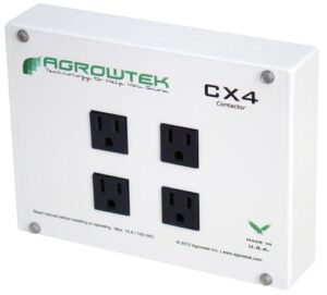Agrowtek CX4 Quad Outlet Contactor 15A/120V