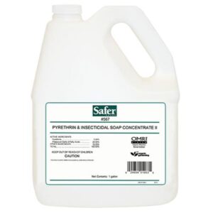 Safer Pyrethrin & Insecticidal Soap II Conc. Gallon (4/Cs)