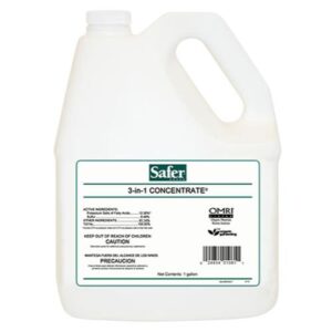 Safer 3-in-1 Garden Spray Conc. Gallon (4/Cs)