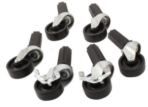 Fast Fit Caster Wheels - 6 pc