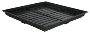 Flo-n-Gro Low Profile Easy Clean Tray Black - OD 4 ft x 4 ft