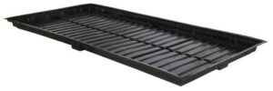 Flo-n-Gro Low Profile Easy Clean Tray Black - OD 4 ft x 8 ft