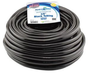 Hydro Flow Vinyl Tubing Black 3/8 in ID - 1/2 in OD 100 ft Roll