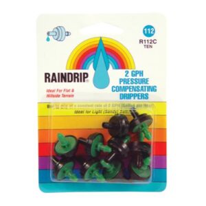 Raindrip 2 GPH Dripper Blister Card 10/Pack