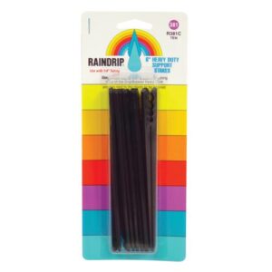 Raindrip 6 in Support Stakes Blister Card 10/Pack