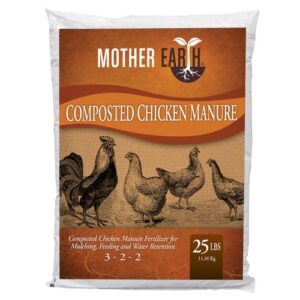 Mother Earth Composted Chicken Manure 25 lbs (80/Plt)