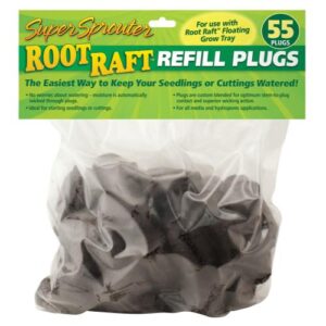 Super Sprouter Root Raft Replacement Plugs 55 ct (20/Cs)
