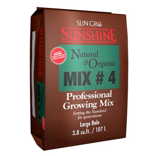 Sunshine Mix 4 Natural & Organic w/ Mycorrhizae 3.8 cu ft (30/Plt
