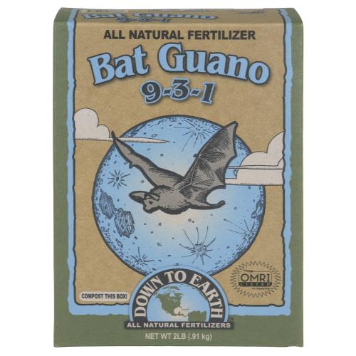 Down To Earth High Nitrogen Bat Guano - 2 lb (6/Cs)