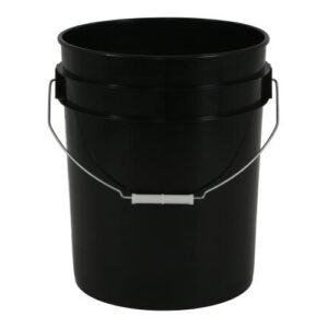 Gro Pro Black Plastic Bucket 5 Gallon