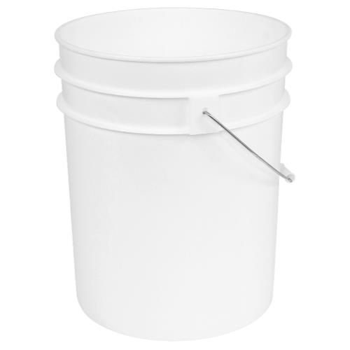 Gro Pro White Plastic Bucket 5 Gallon (120/Plt)