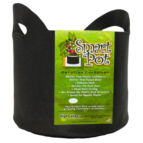 Smart Pot Black 7 Gallon w/ handles (50/Cs)