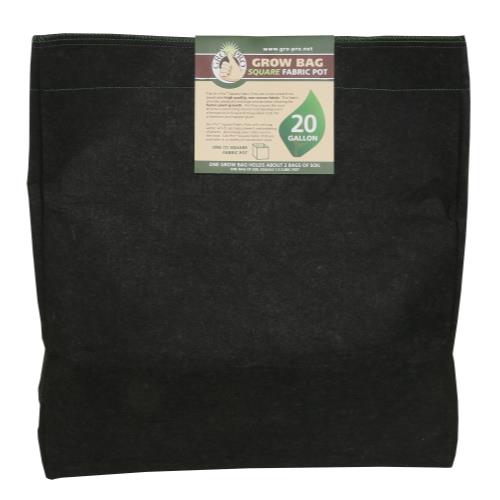 Gro Pro Square Fabric Pot 20 Gallon (50/Cs)