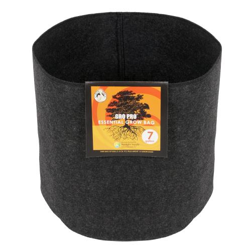 Gro Pro Essential Round Fabric Pot 7 Gallon (10/Bag)