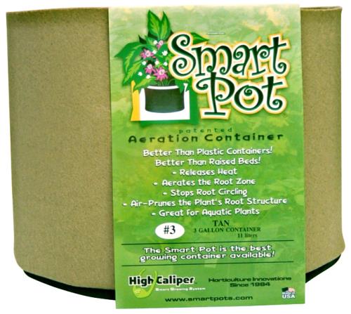 Smart Pot Tan 3 Gallon (50/Cs)