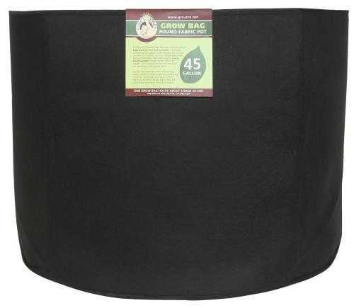 Gro Pro Premium Round Fabric Pot 45 Gallon (25/Cs)