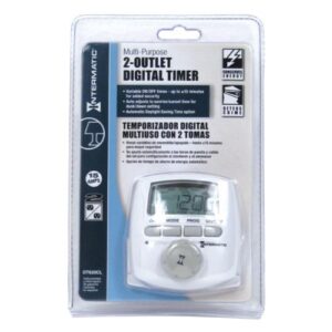 Intermatic 2 Outlet Digital Timer DT620CL 120 Volt