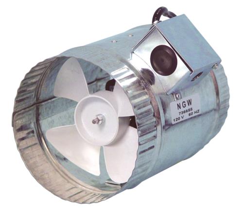 Hurricane Inline Duct Booster 6 in 160 CFM