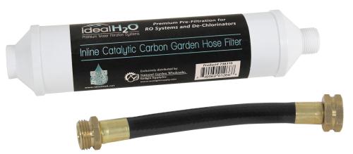 Ideal H2O Inline Garden Hose Filter w/ Catalytic Carbon