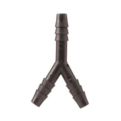 Hydro Flow Barbed Y Connector 1/4 in (10/Bag) Big Grow Hydroponics