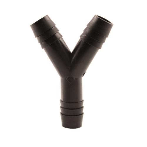 Hydro Flow Barbed Y Connector 1/2 in (10/Bag) Big Grow Hydroponics