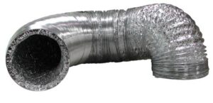 Ideal-Air Silver/Silver Flex Ducting 6 in x 25 ft