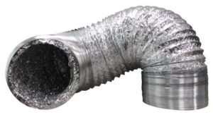 Ideal-Air Silver/Silver Flex Ducting 10 in x 25 ft